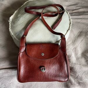 Vintage Il Bisonte Leather Shoulder Bag